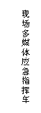 文本框: 现场多媒体应急指挥车